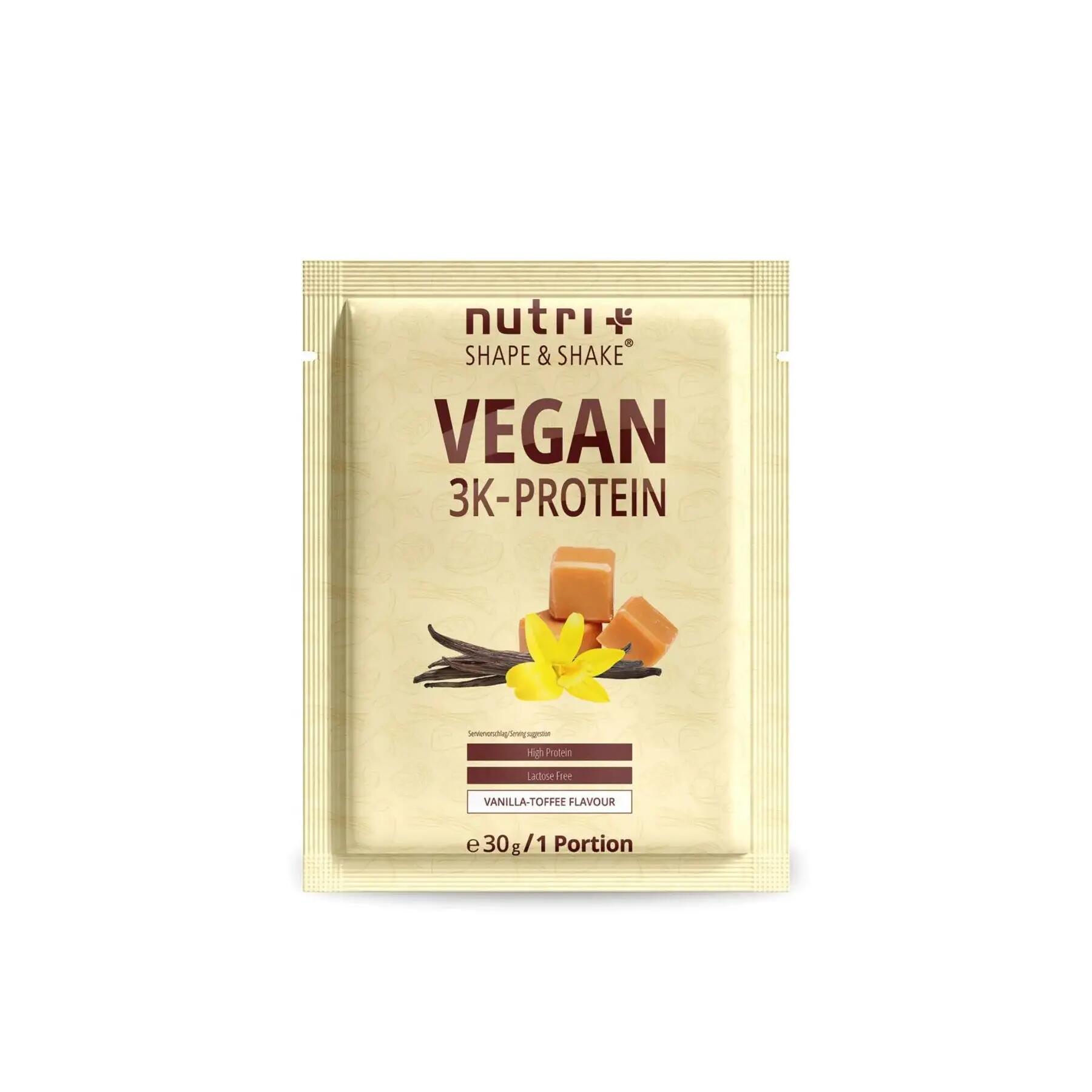 Proteine vegane - Fitness - Unisex - Prova 3K - Vaniglia-Toffee 2/3