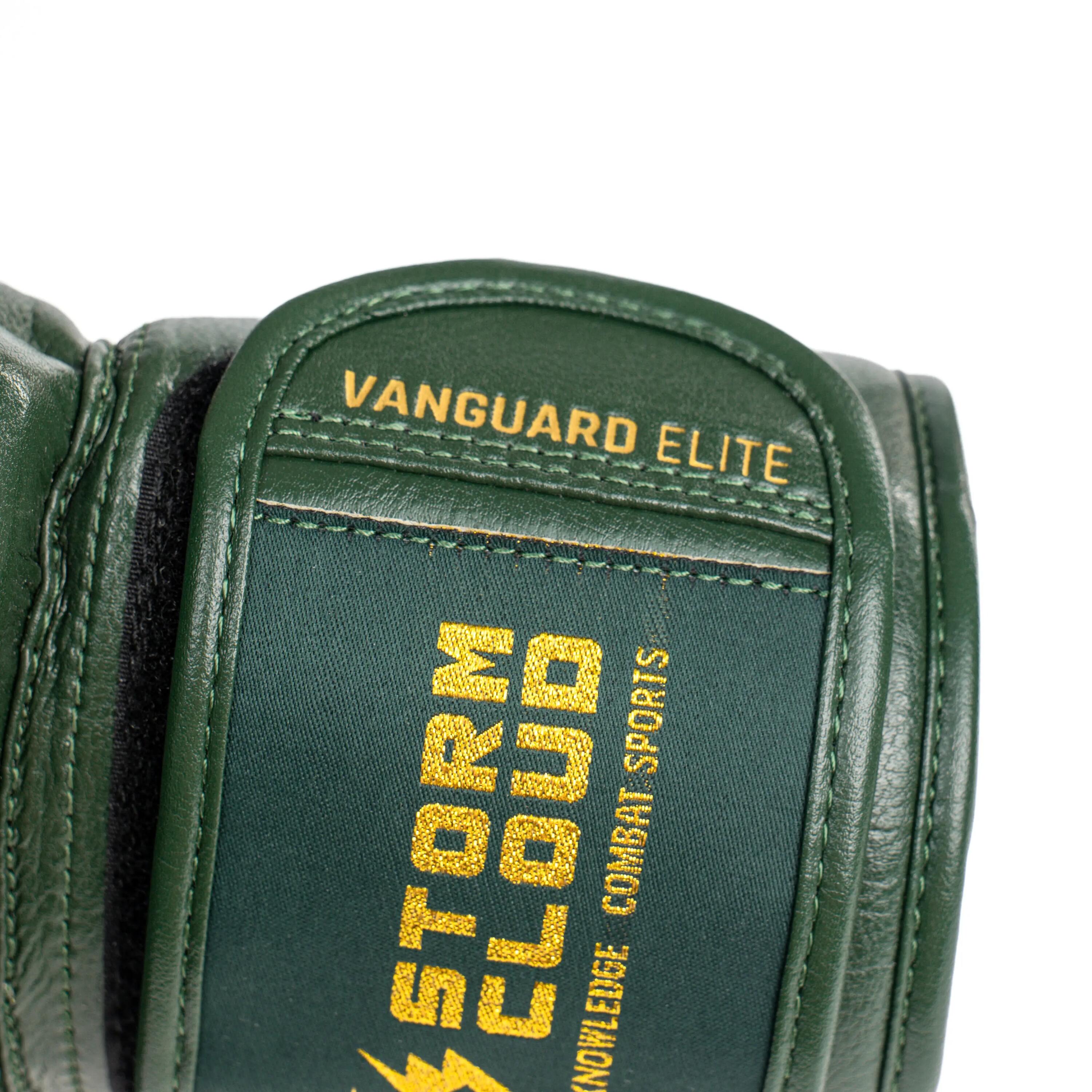 StormCloud Rękawice bokserskie Vanguard Elite Thai Zielone 16 oz 7/7