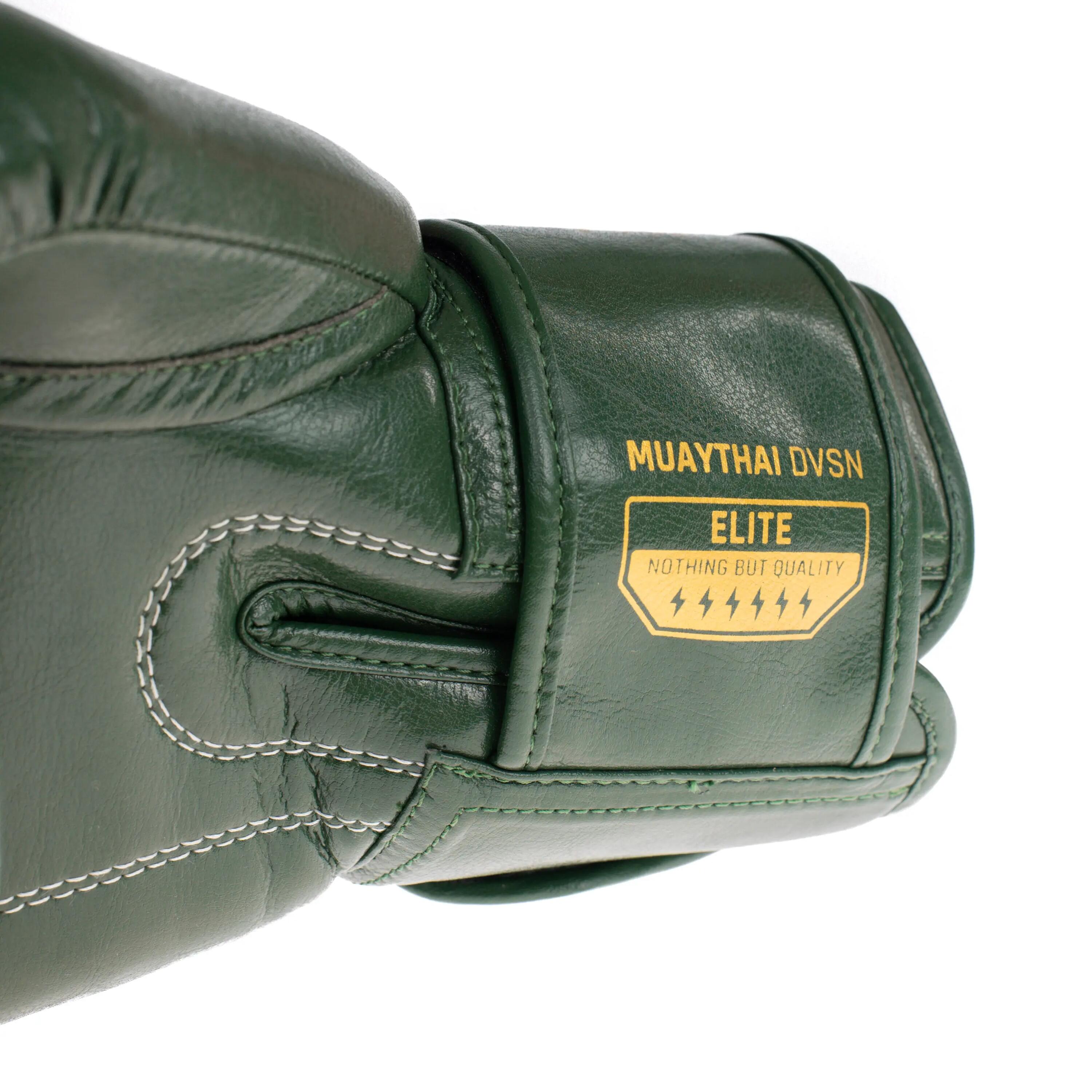StormCloud Rękawice bokserskie Vanguard Elite Thai Zielone 16 oz 6/7