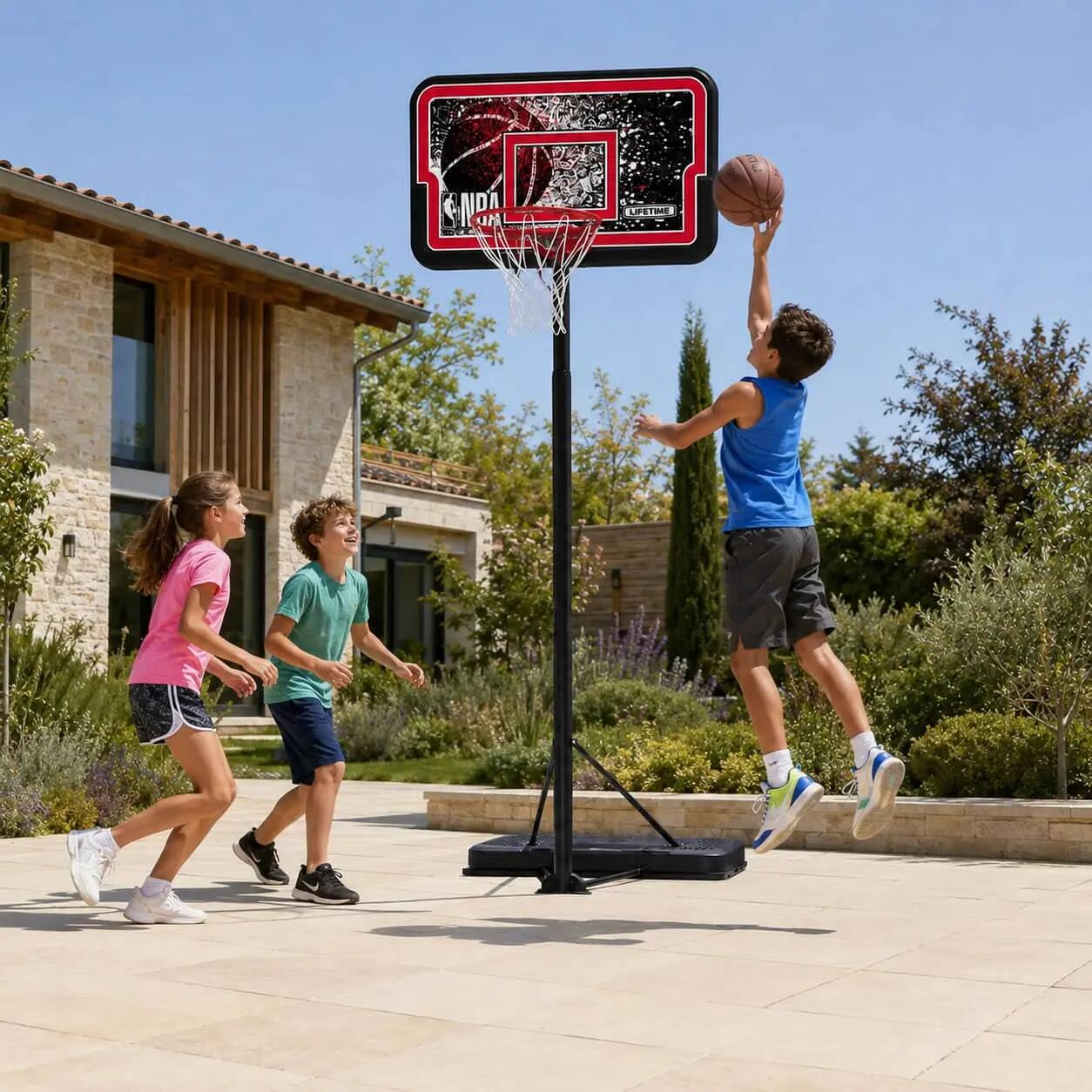 Panier de basket sur pied Lifetime NBA Streamline Impact - panneau 110 x 70 cm, 9/9