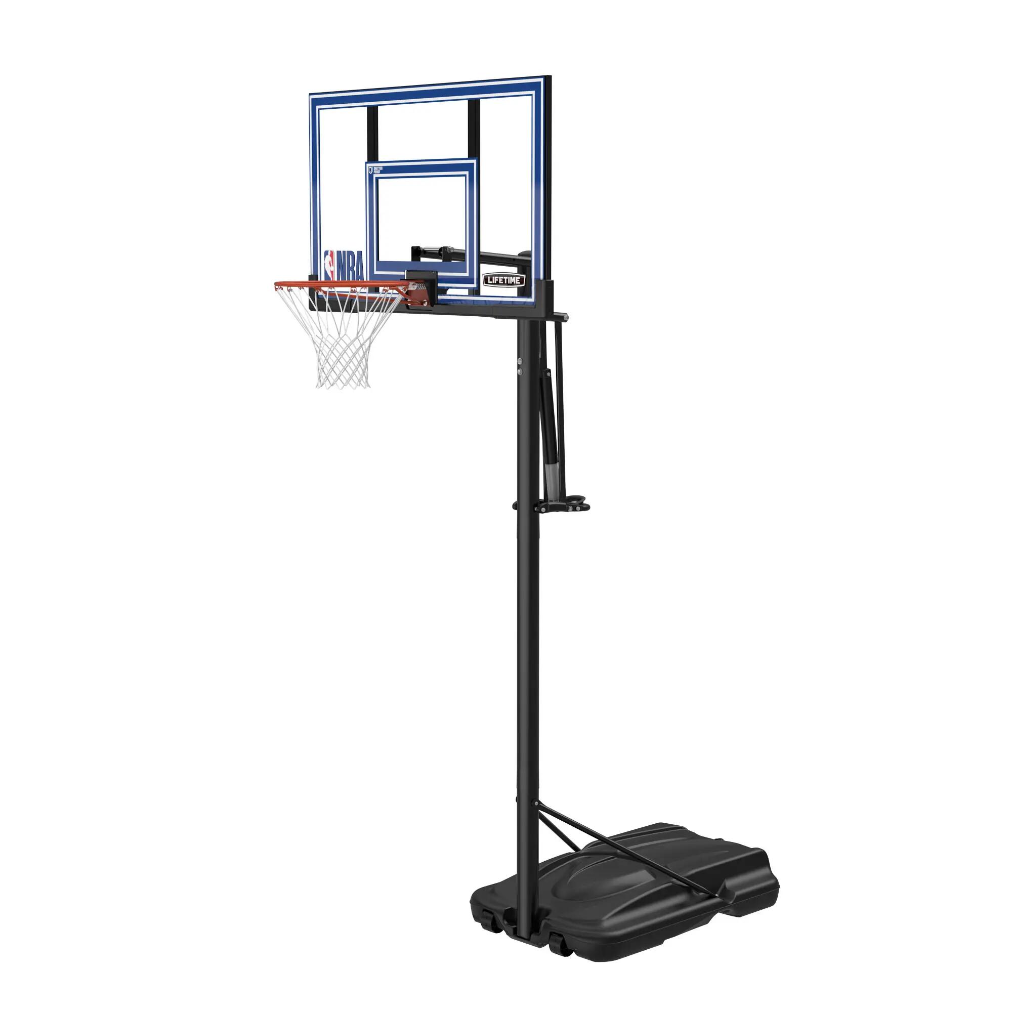 Panier de basket sur pied Lifetime NBA Power Lift - planche polycarbonate 130 x 3/10
