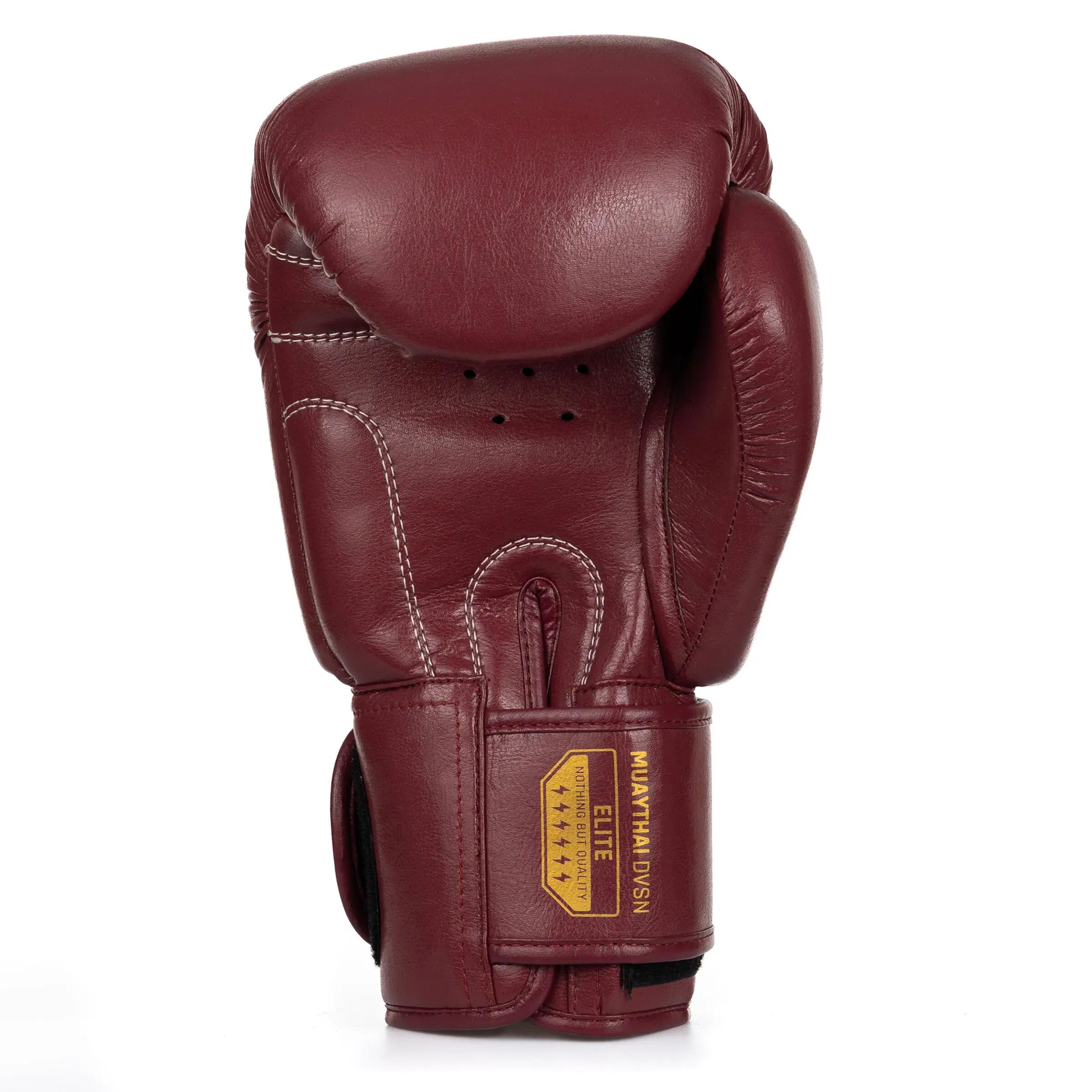 StormCloud Rękawice bokserskie Vanguard Elite Thai Bordowe 14 oz 3/7
