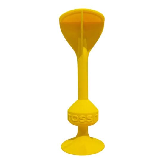 Fléchette géante à ventouse darts 100x d'adhérence silicone Mega Dart jaune