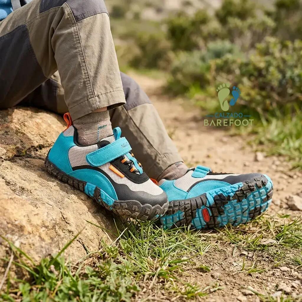 Saguaro Zapatillas Root Waterproof Azul - Talla 28 2/6