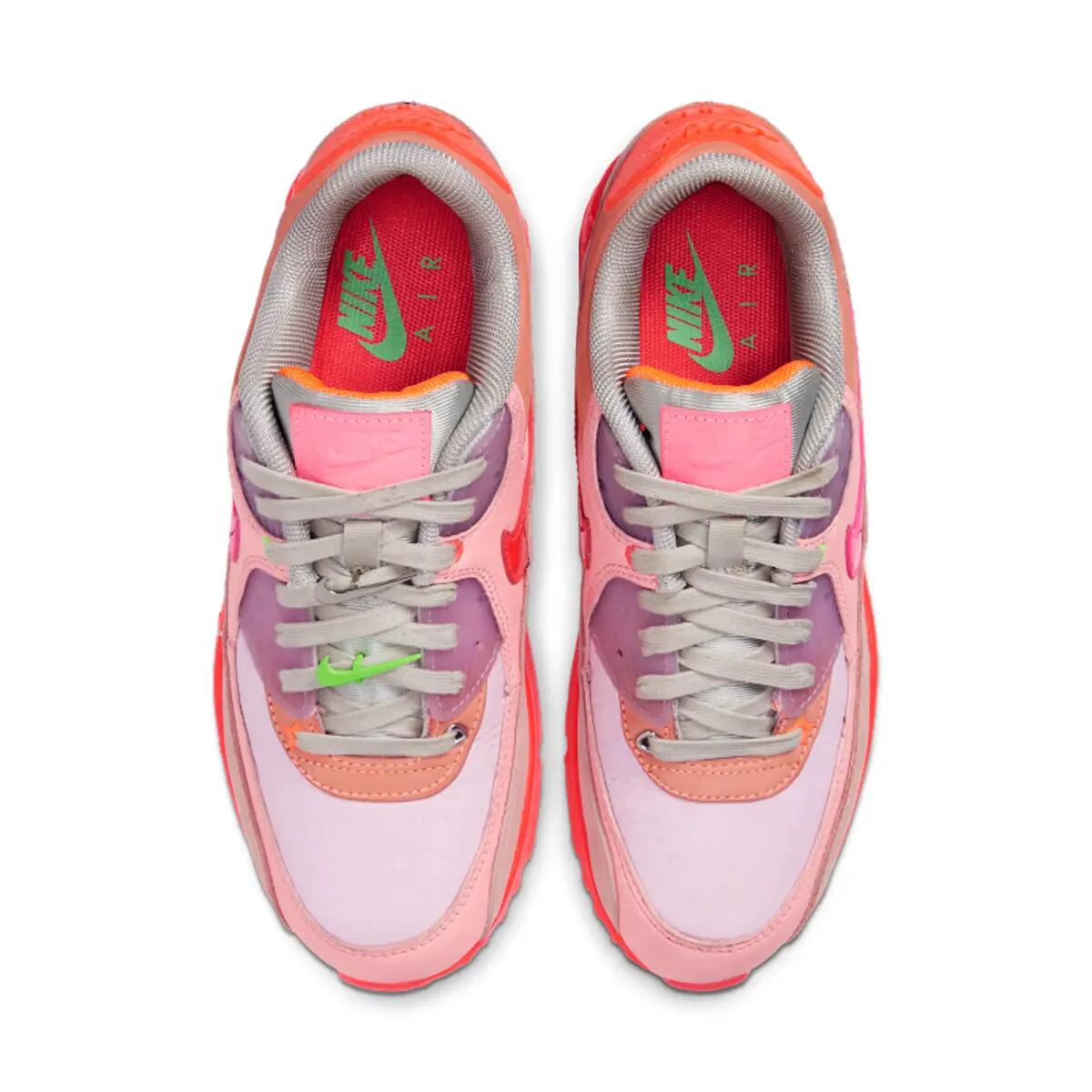 Nike Air Max 90 PRM Platinum Crimson/Bright Purple (Women's) 5/6