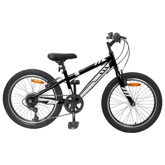 Vélo VTT enfant 20" VidaXL 6 vitesses freins à disque
