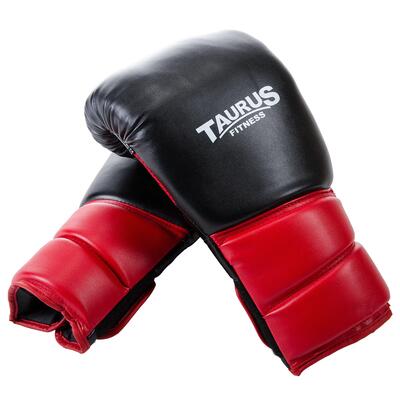 Bokshandschoenen - boksen - unisex - pu deluxe - 10 oz - zwart/rood