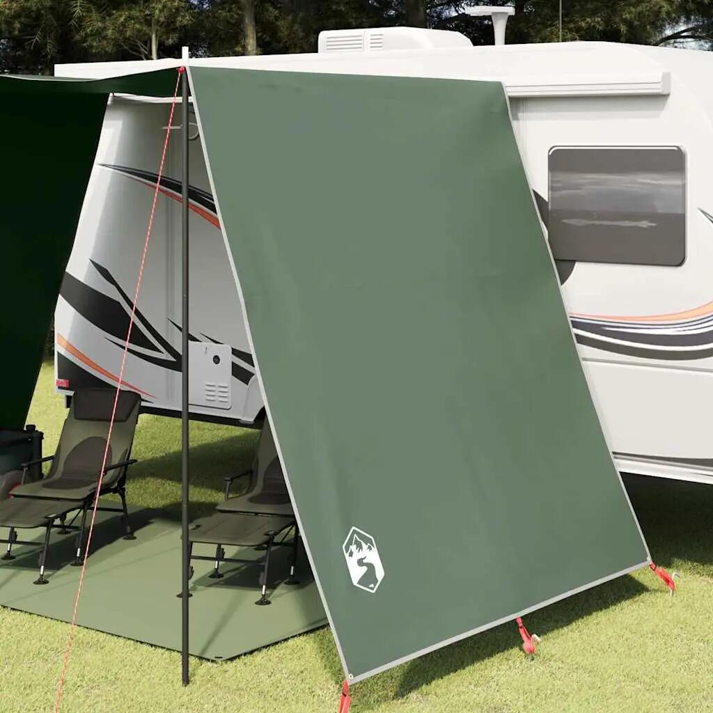 Bâche de camping verte imperméable avec toit VidaXL 3/4