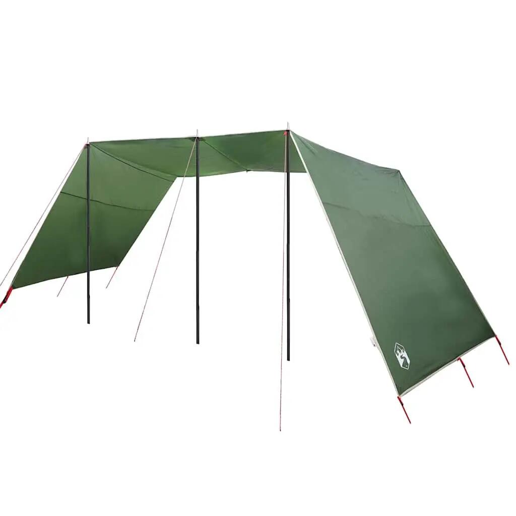 Bâche de camping verte imperméable avec toit VidaXL 2/4
