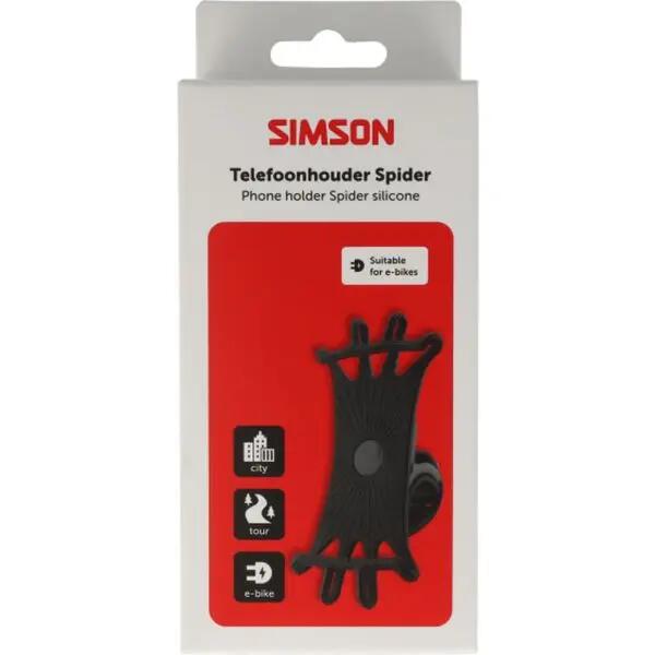 Support téléphone vélo universel silicone Simson Spider 3/3