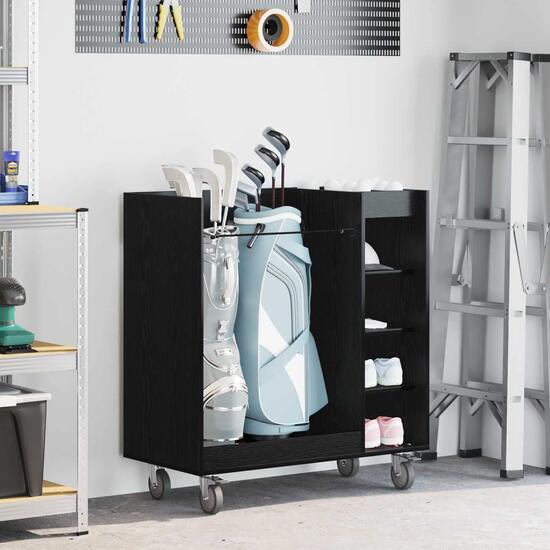 Armoire de rangement pour sac de golf à roulettes VidaXL