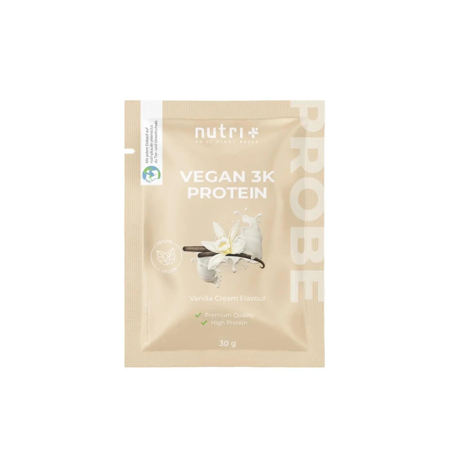 NUTRI+ Vegan 3K Protein Probe - Vanille, Einzelpackung. 2/4
