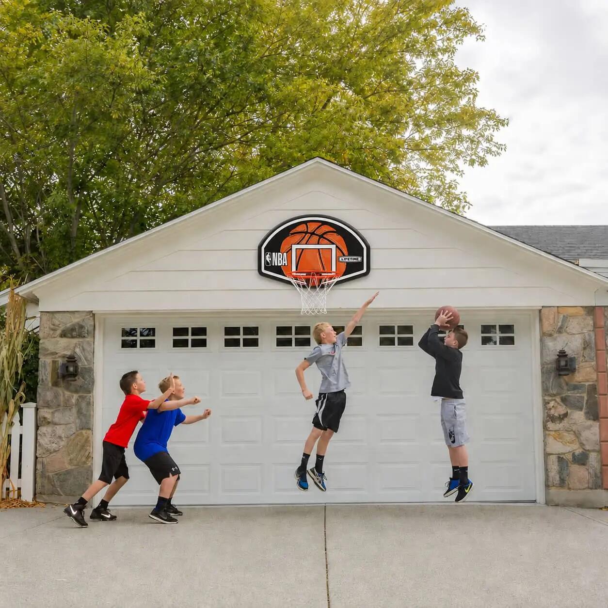 Panier de basket mural Lifetime NBA Impact - planche 110 x 70 cm, arceau 45 cm, 5/5