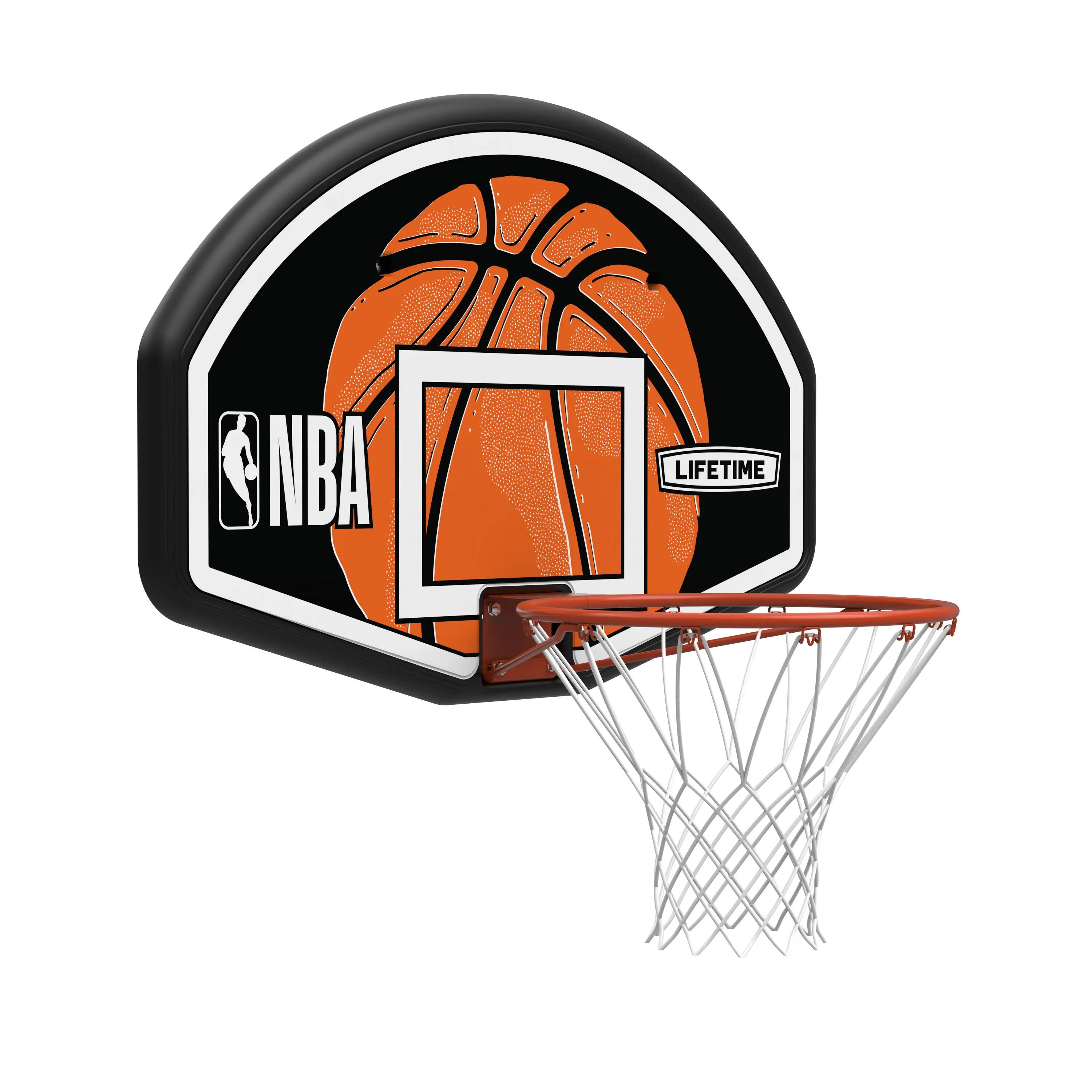 Panier de basket mural Lifetime NBA Impact - planche 110 x 70 cm, arceau 45 cm, 3/5