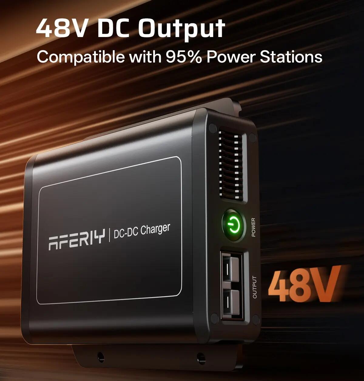 Chargeur DC-DC- 580W-Compatible Station 48V-6×Plus Rapide - 12V/24V Camping-car 3/7