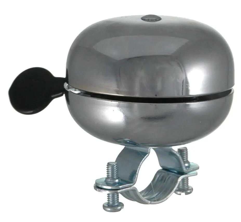 Clochette vélo Widek Ding Dong 60 mm chrome fixation collier 2/2
