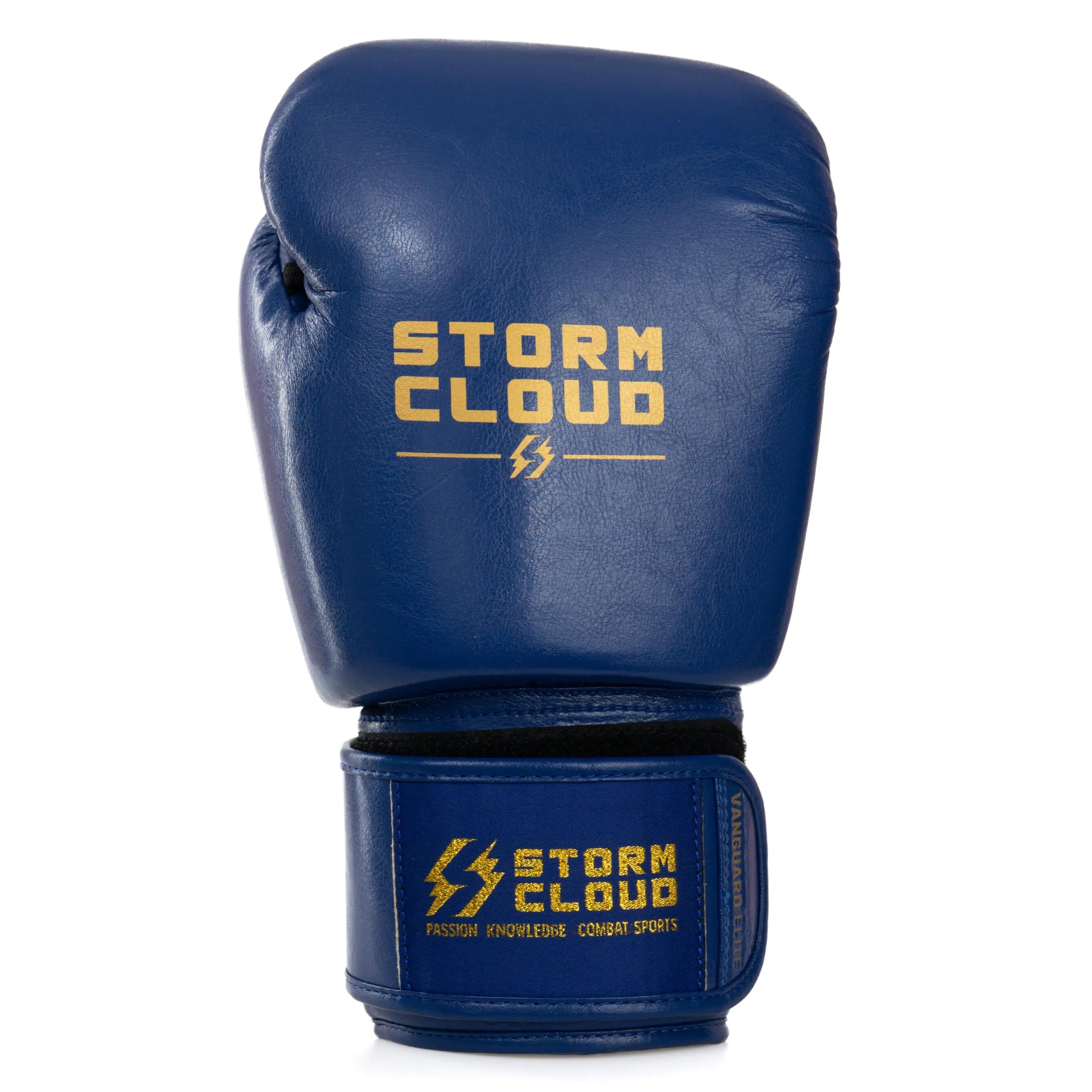 StormCloud Rękawice bokserskie Vanguard Elite Thai Granatowe 14 oz 2/7