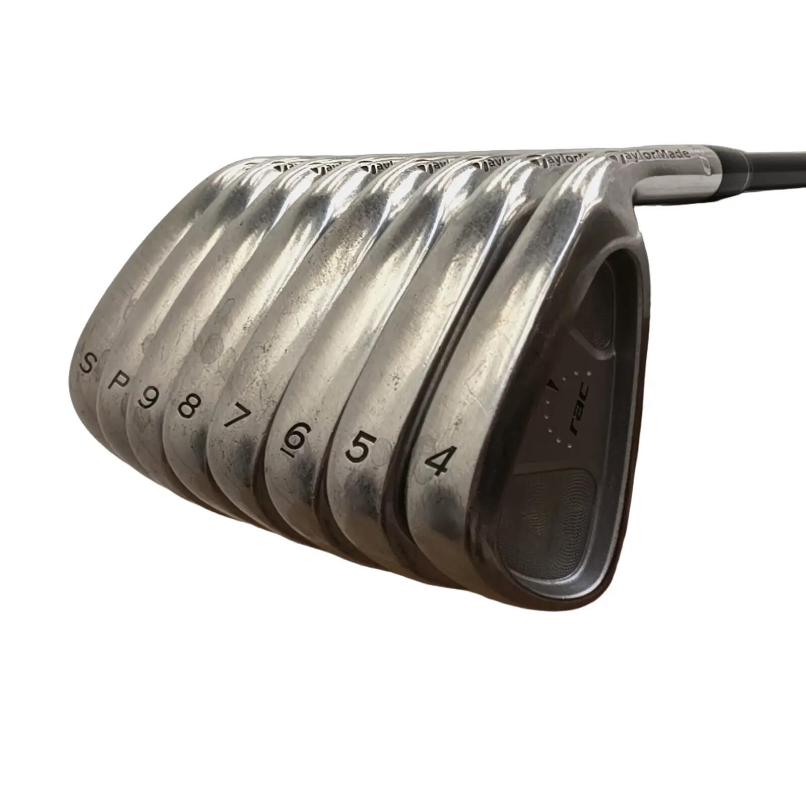 TaylorMade RAC OS Eisenset / 4-PW+SW / Flex Regular / Graphit 3/7