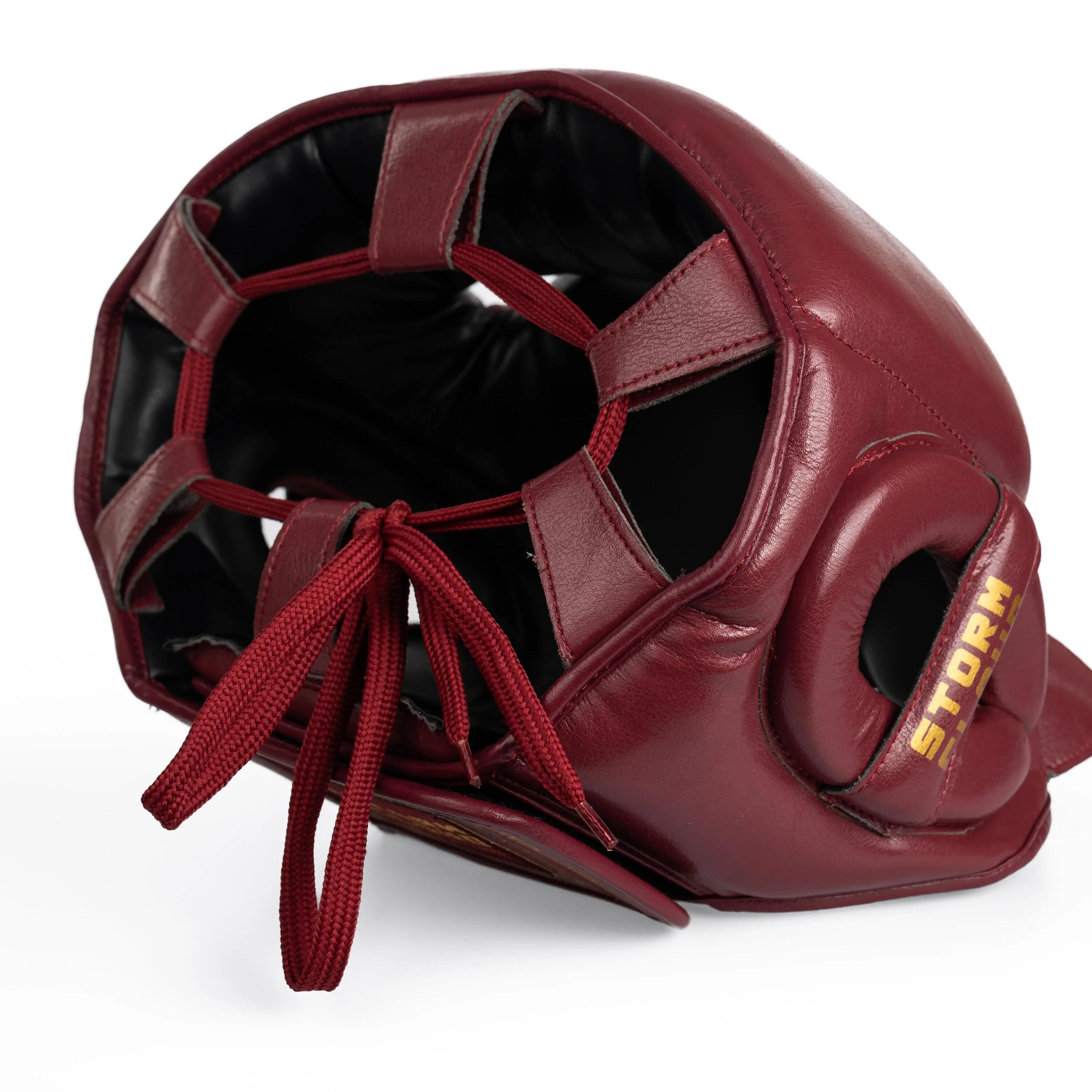 StormCloud Kask bokserski Vanguard Elite Bordowy L 7/7