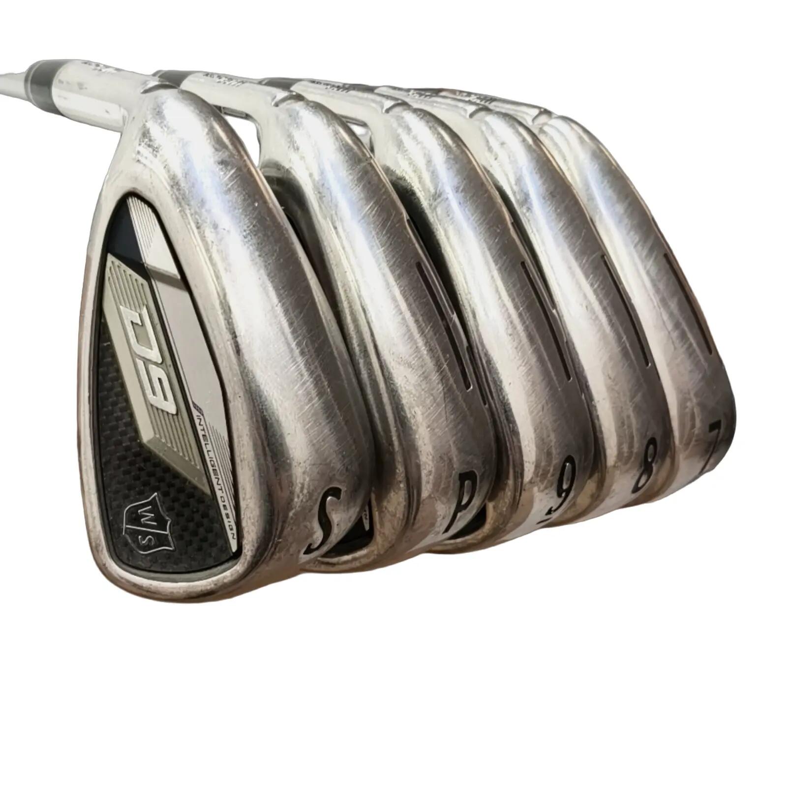 Linkshandig Wilson Staff D9 IJzerset / 7-PW+SW / Flex Ladies / Grafiet 3/7