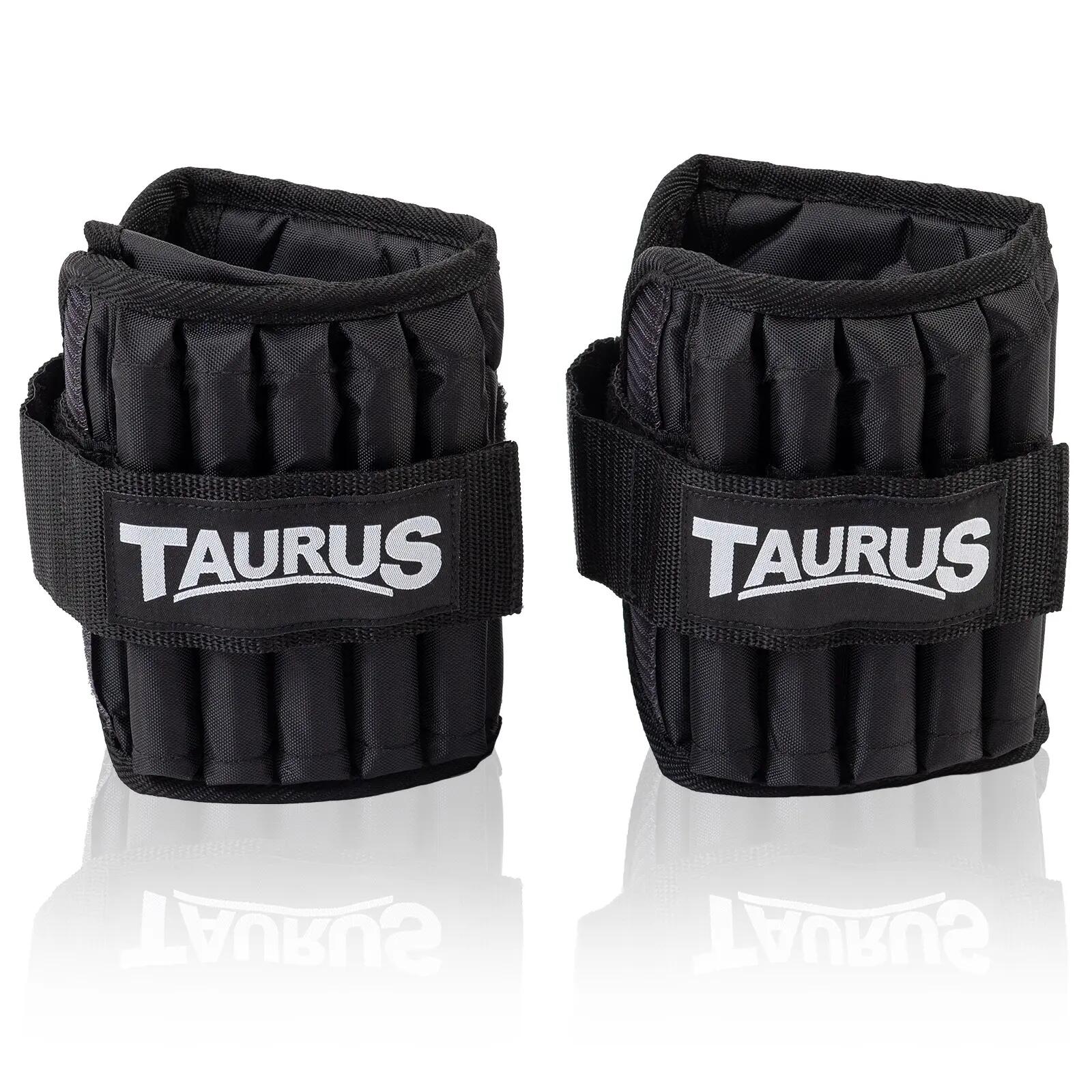 Manchettes lestées - 2 x 4,66 kg - taurus - noir 1/4