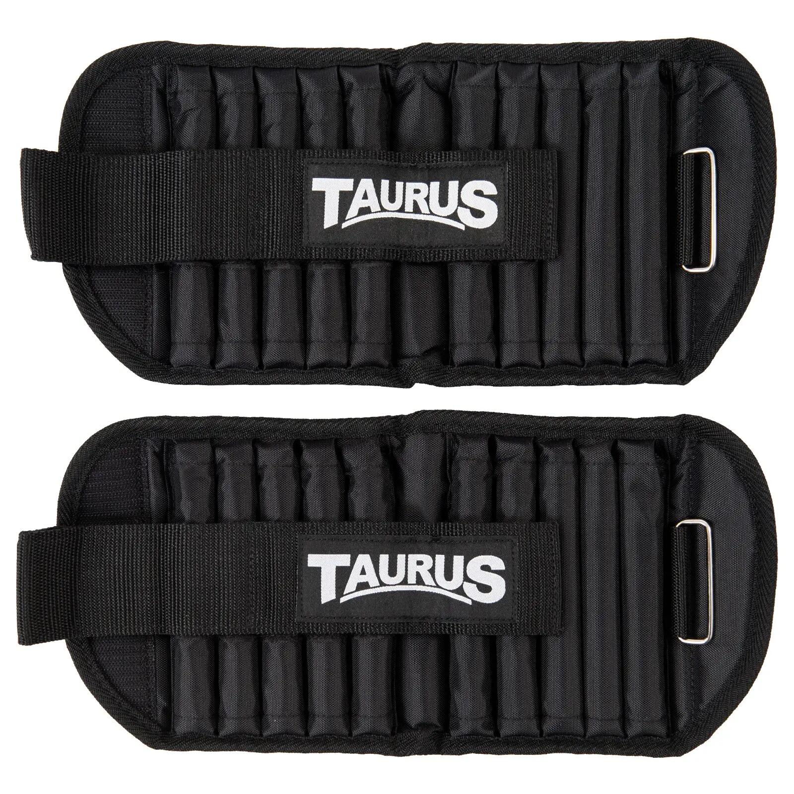 Manchettes lestées - 2 x 4,66 kg - taurus - noir 3/4