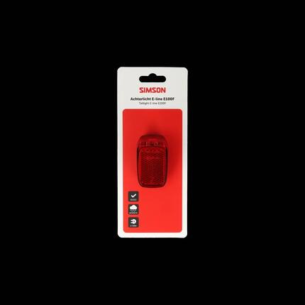Éclairage arrière vélo électrique Simson Aurora E-Line E100F 6-48 V
