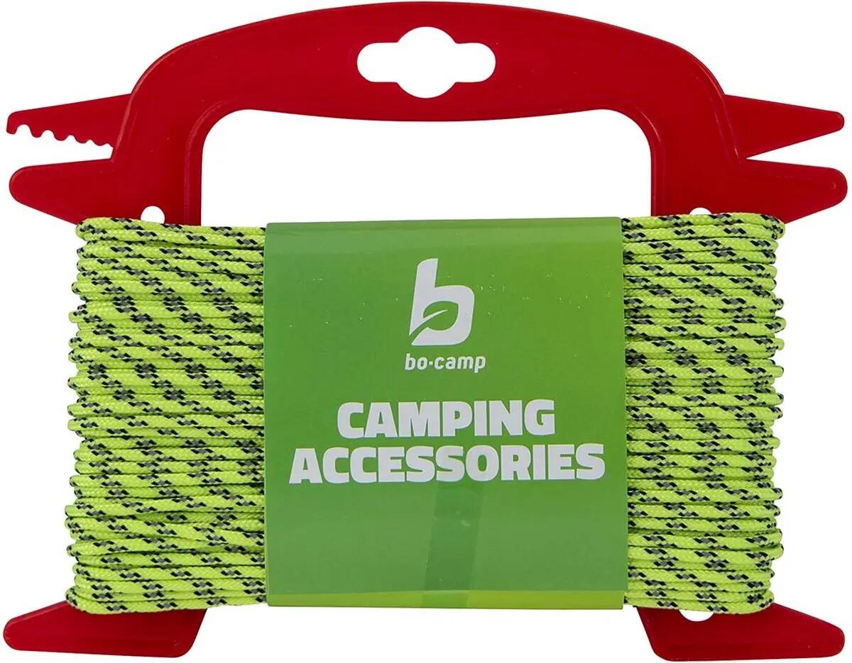 Corde à tension réfléchissante Bo-Camp sur enrouleur 3 mm 20 m nylon 1/1