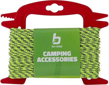 Corde à tension réfléchissante Bo-Camp sur enrouleur 3 mm 20 m nylon