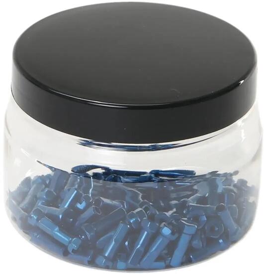 Écrous de rayon Sapim Polyax aluminium bleu