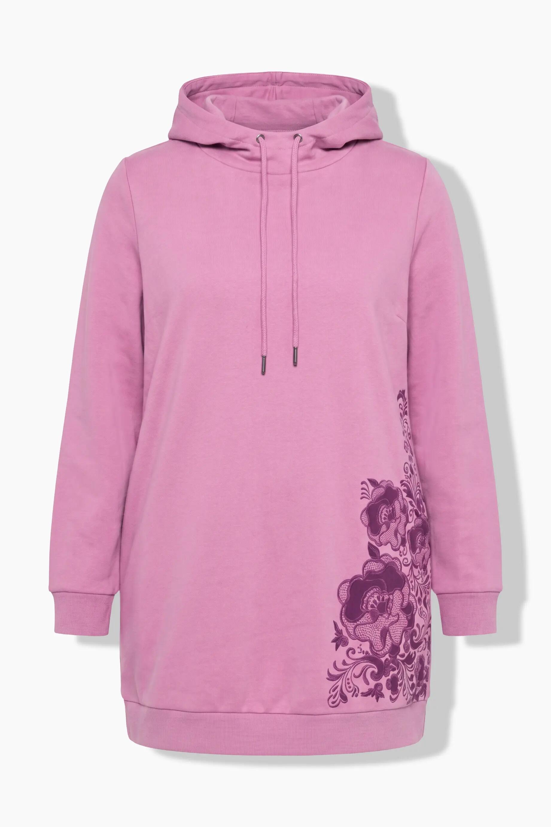 Damen Hoodie Blüte Oversized Kapuze Langarm 7/13