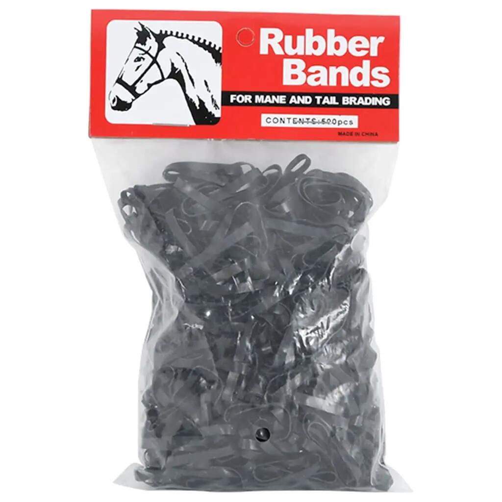 VidaXL élastiques en silicone pour cheval 500 pcs noir 2/2