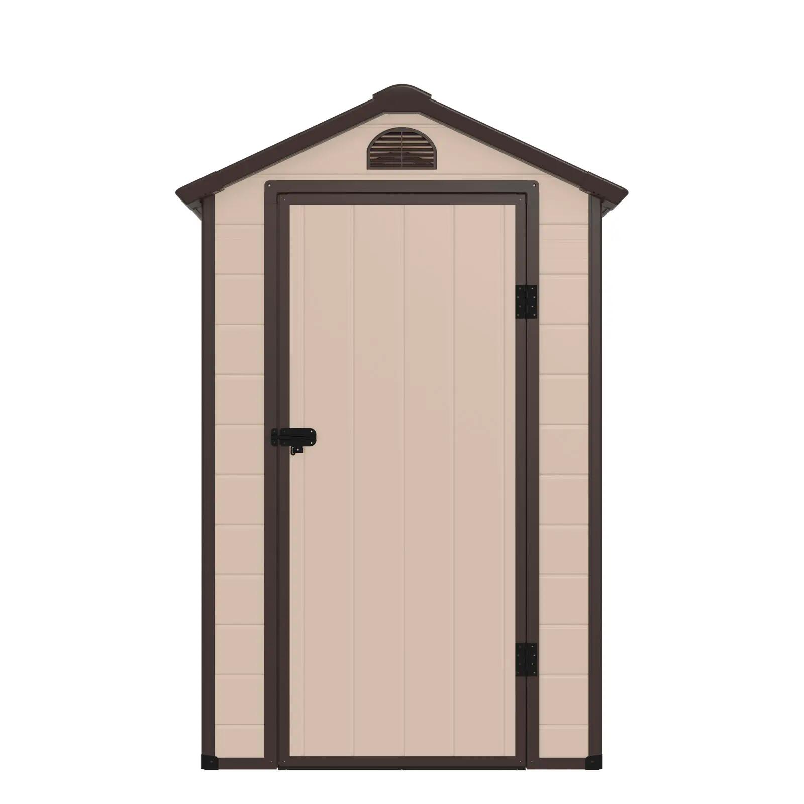 Caseta de Resina Gardiun Stella 1,34 m² 132x102x203 cm con Ventana Lateral Rejil 5/5