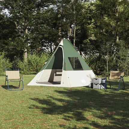 Tente tipi camping 6 places imperméable VidaXL Family Tipi
