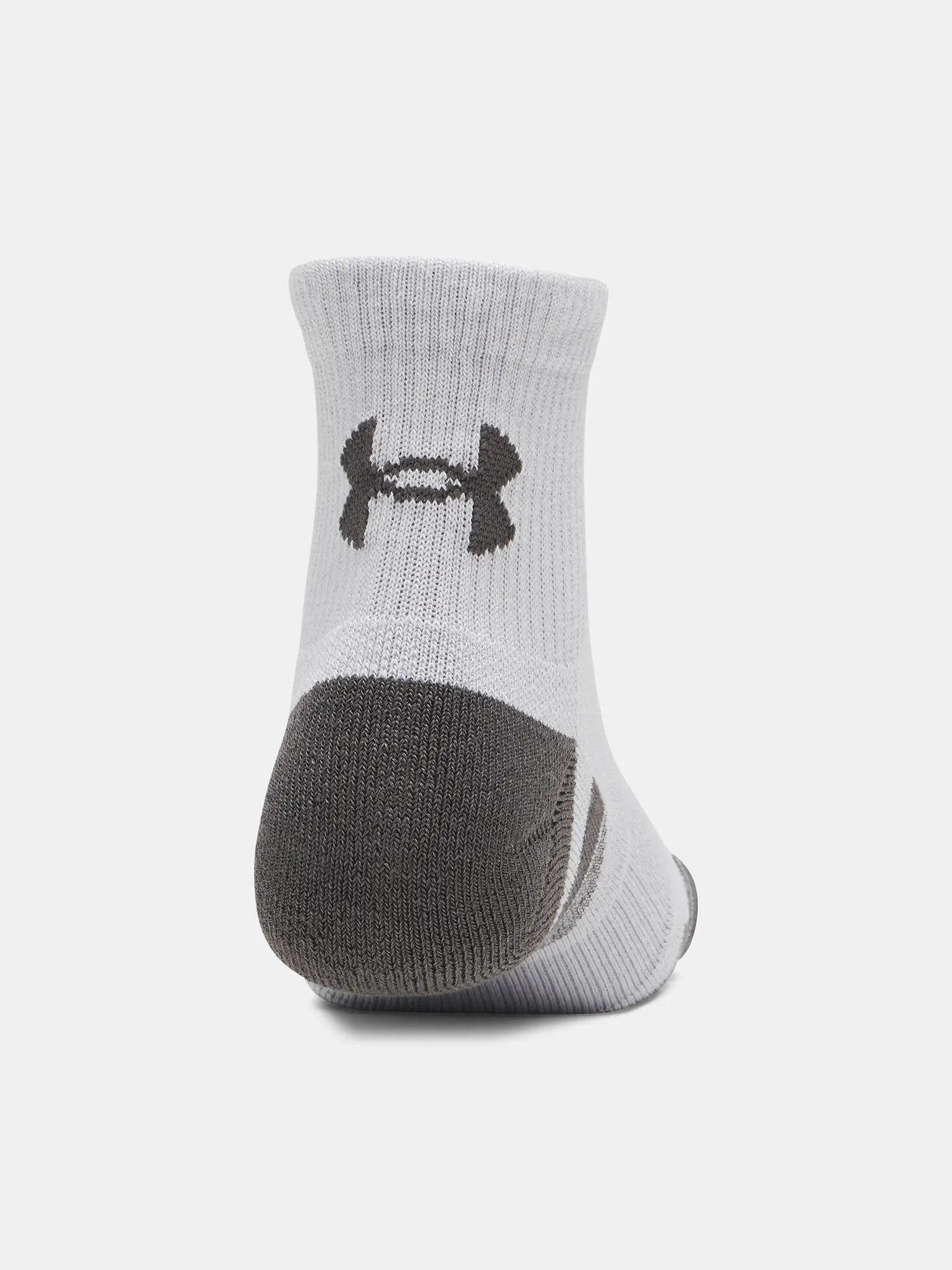 Unisex Under Armour New UA Perf Tech 3pk Qtr zokni 3/3