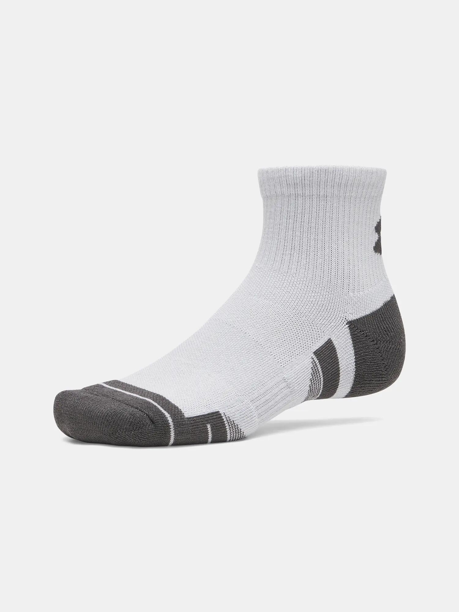 Unisex Under Armour New UA Perf Tech 3pk Qtr zokni 2/3