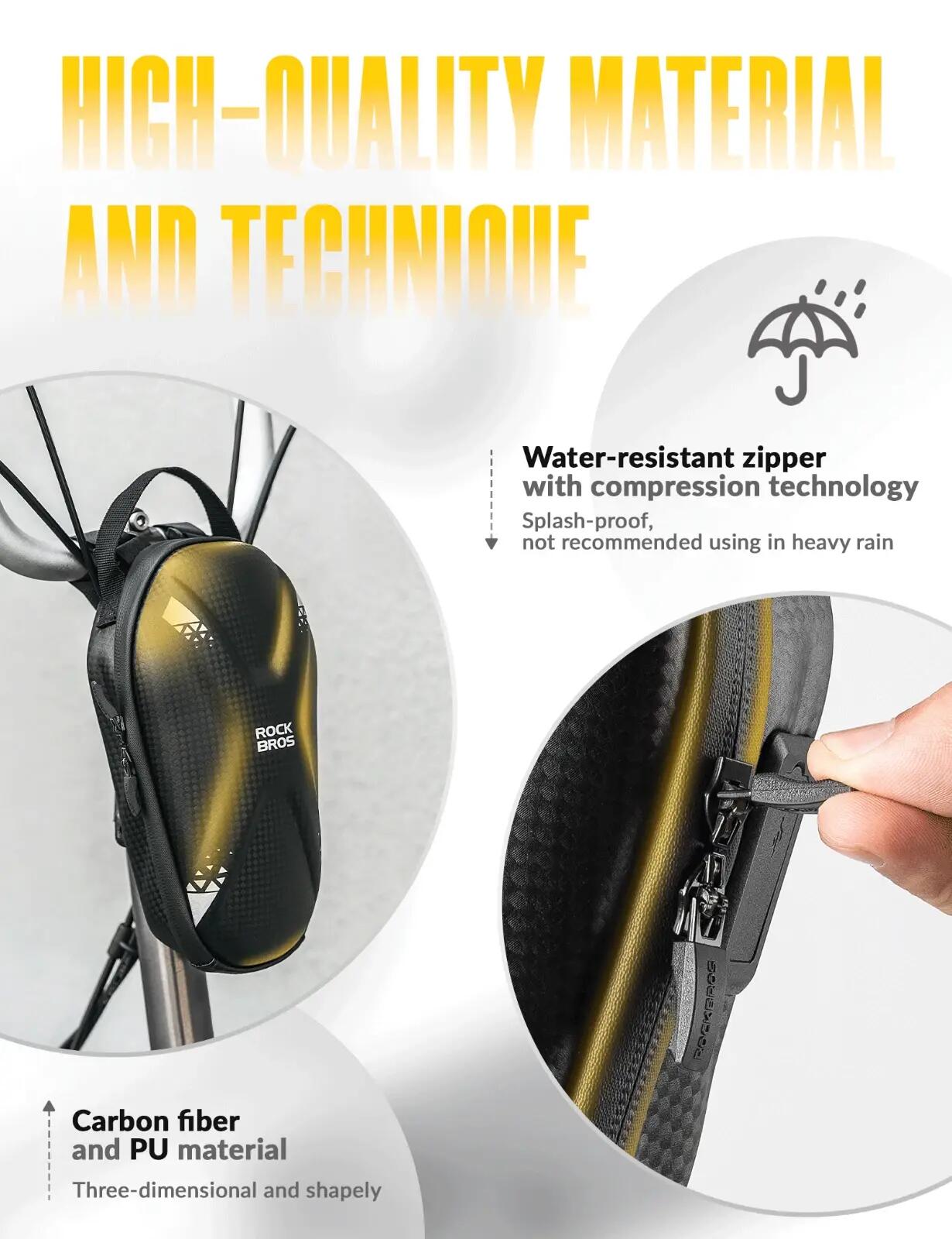 Sacoche de guidon ROCKBROS E-Scooter 1,3L déperlante 4/6