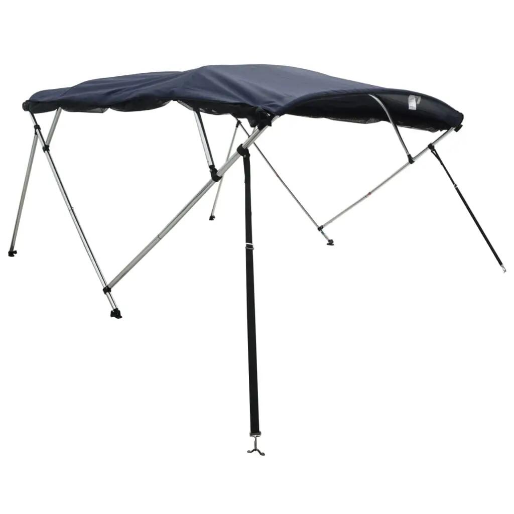 Bimini 4 arches vidaXL avec panneaux mesh et armature alu 3/3