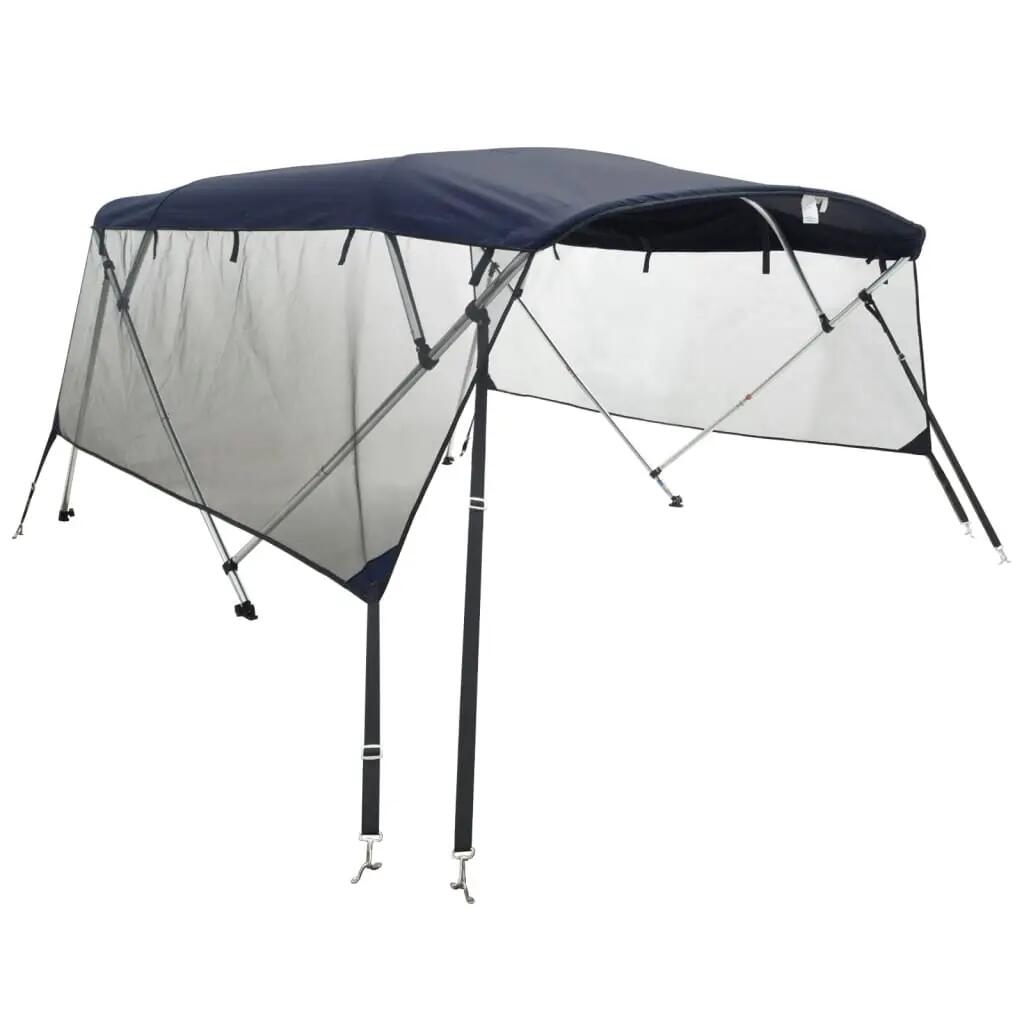 Bimini 4 arches vidaXL avec panneaux mesh et armature alu 2/3