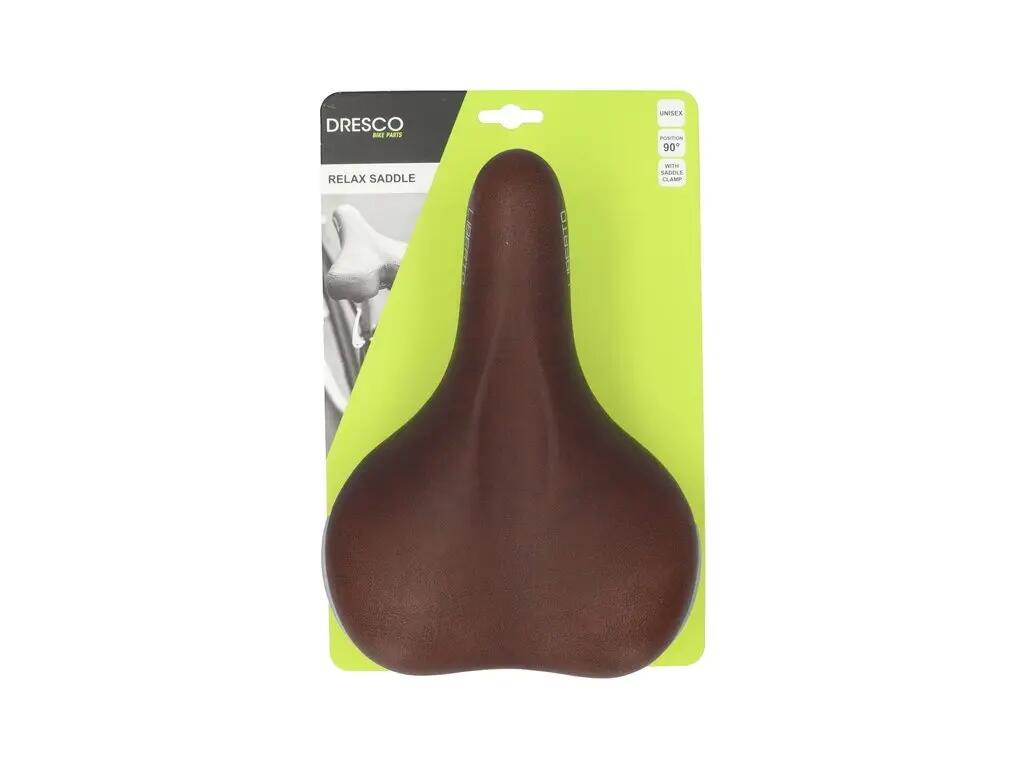 Selle vélo DRESCO Liberty confort lisse marron foncé 5/5
