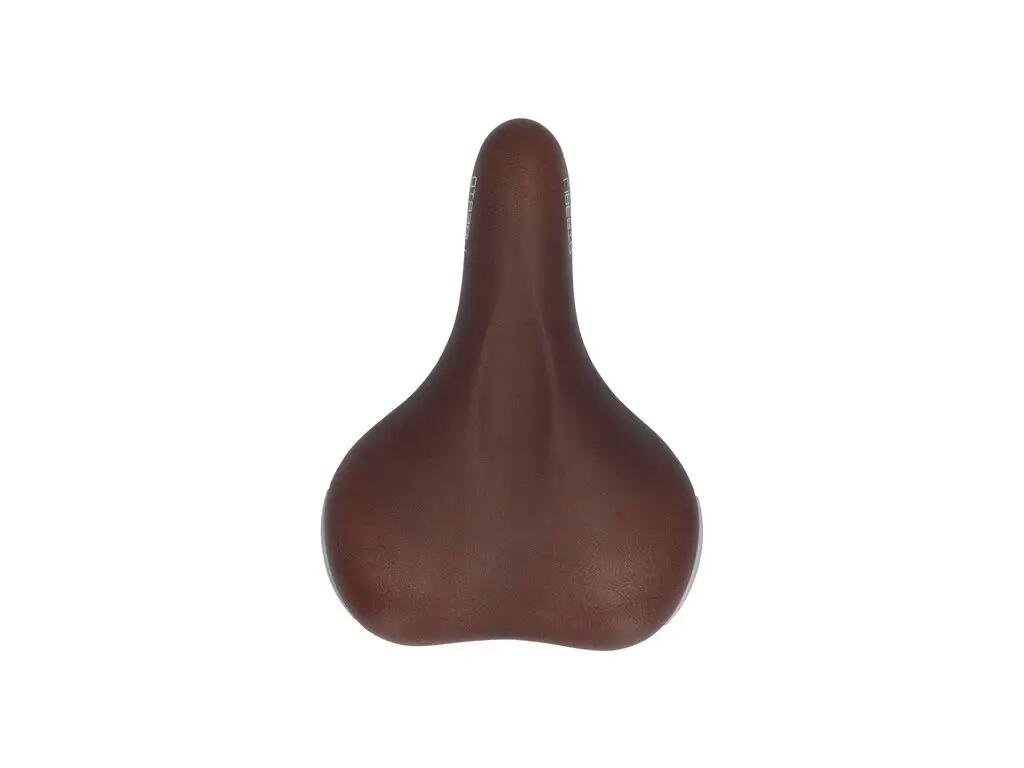 Selle vélo DRESCO Liberty confort lisse marron foncé 3/5