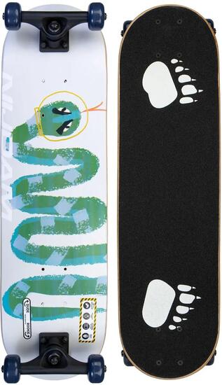 Skateboard débutant Nijdam Rookie deck standard patins adhérents