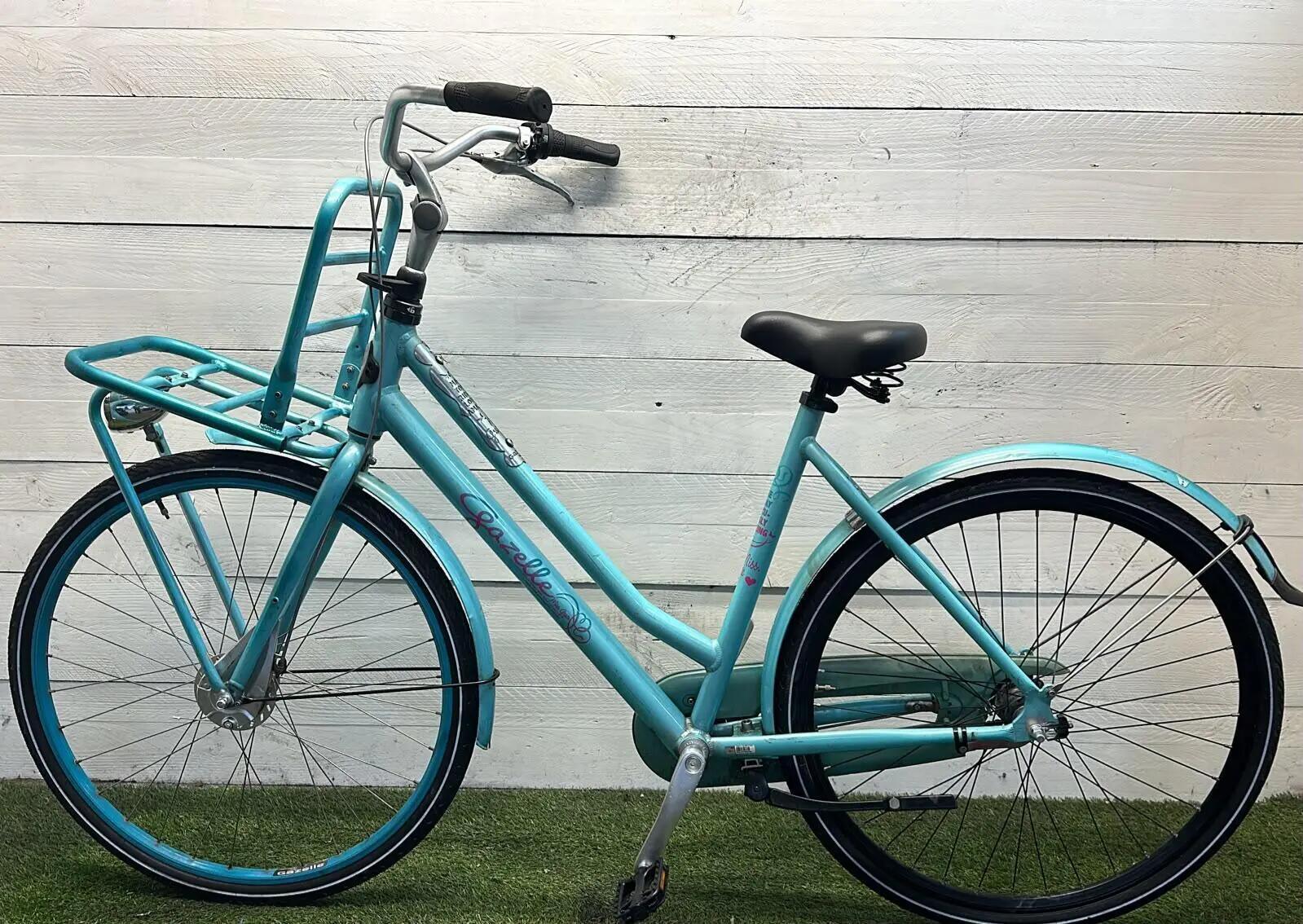 Gazelle transport stadsfiets bike, blauw 2/2