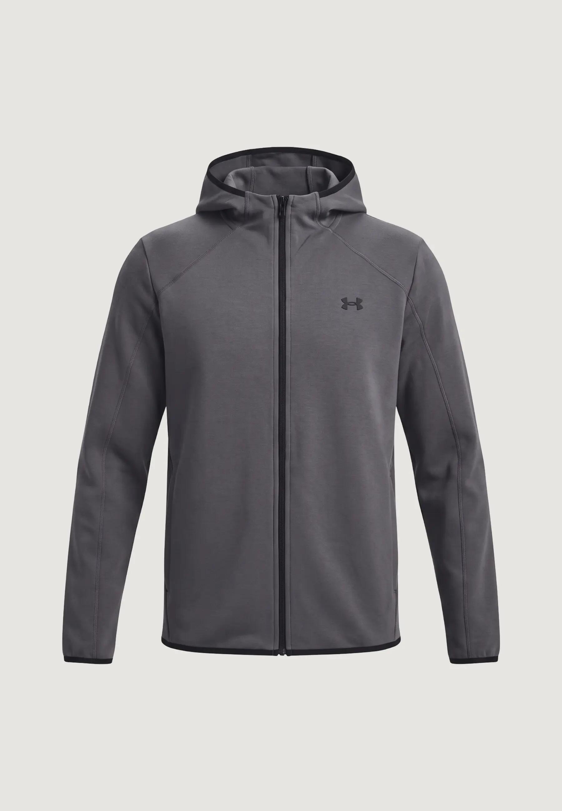 Sweater UA UNSTOPPABLE FLC FZ HEREN Donkergrijs 2/4