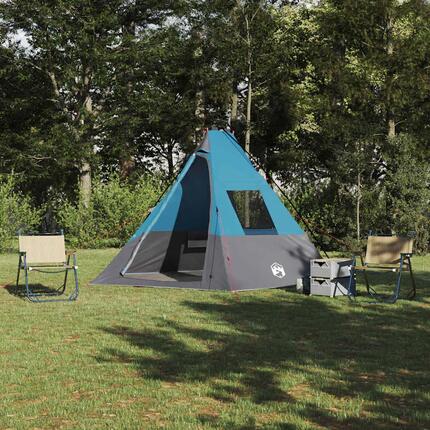 Tente tipi imperméable VidaXL 6 places en toile taft avec arceaux