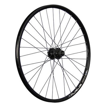 Roue arrière 27" Roland alu noire pour frein à disque Shimano