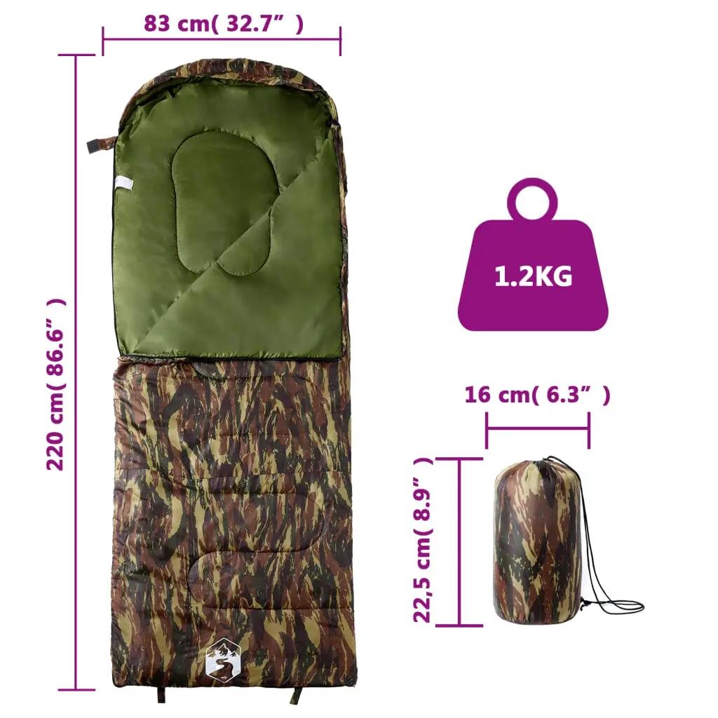 Saco de dormir de camping para adultos 3-4 estaciones 5/5