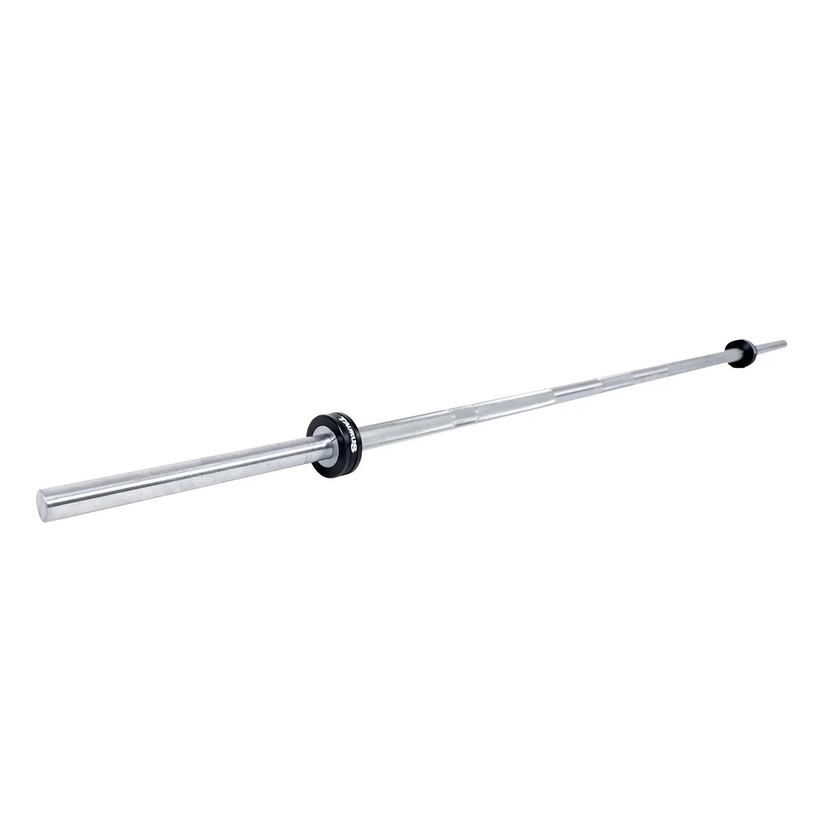 Barre d’haltères - musculation - Taurus Design Line - 45, 75 ou 115 kg - noir 3/4