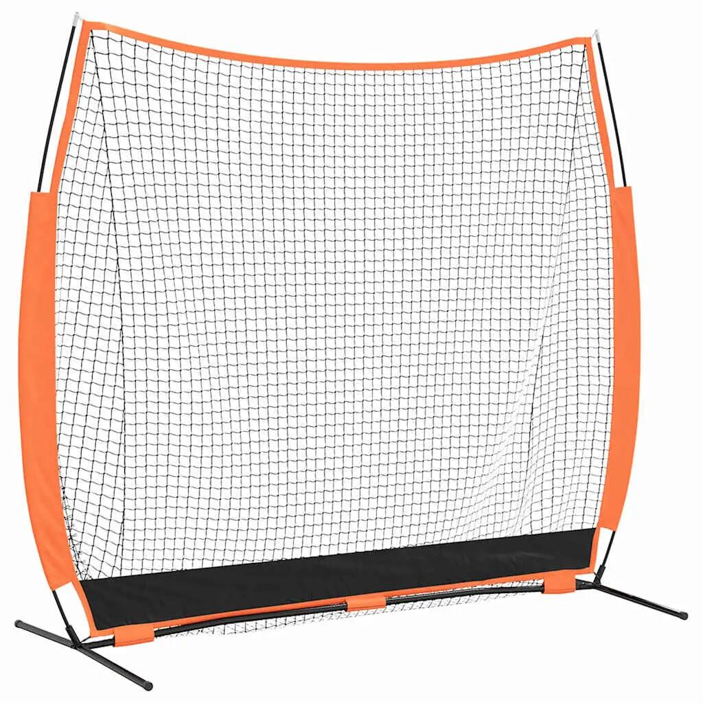 Filet d'entraînement baseball VidaXL polyester avec housse 2/4