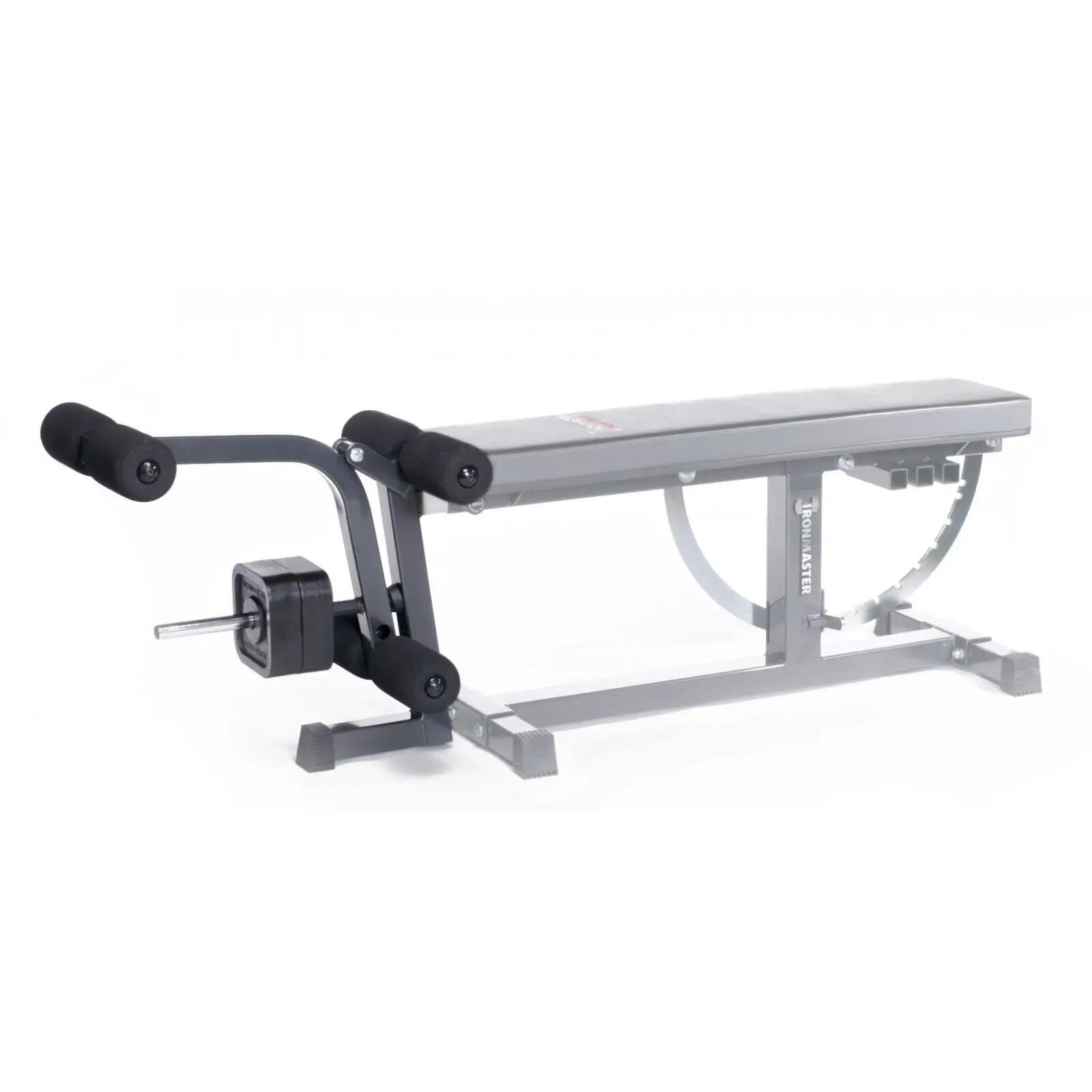 Module jambes - musculation - ironmaster super bench - noir 2/4